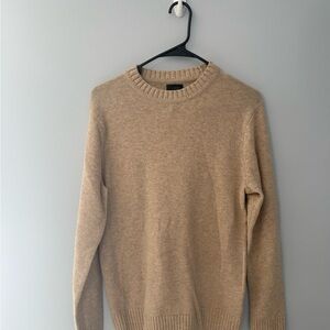 J. Crew Men's Beige Crewneck Sweater